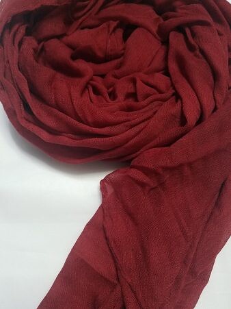 Plain Lawn Scarf - Rust Plain Lawn Scarf - Rust